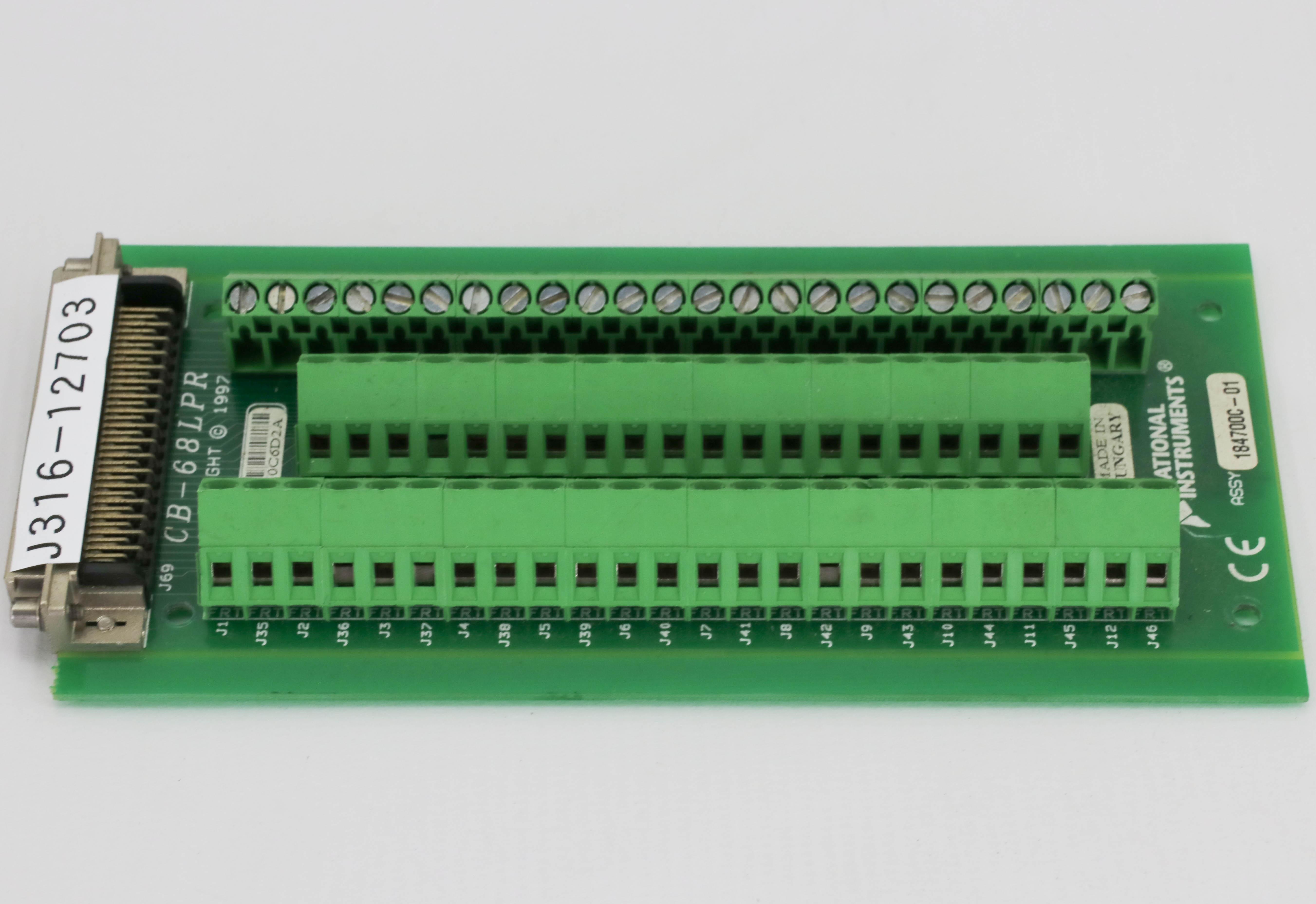 ハッピー 12703 NATIONAL INSTRUMENTS PCB, 68-PIN DIG & TRIGGER I/O TERMINAL